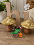 Beach Frog Sticker
