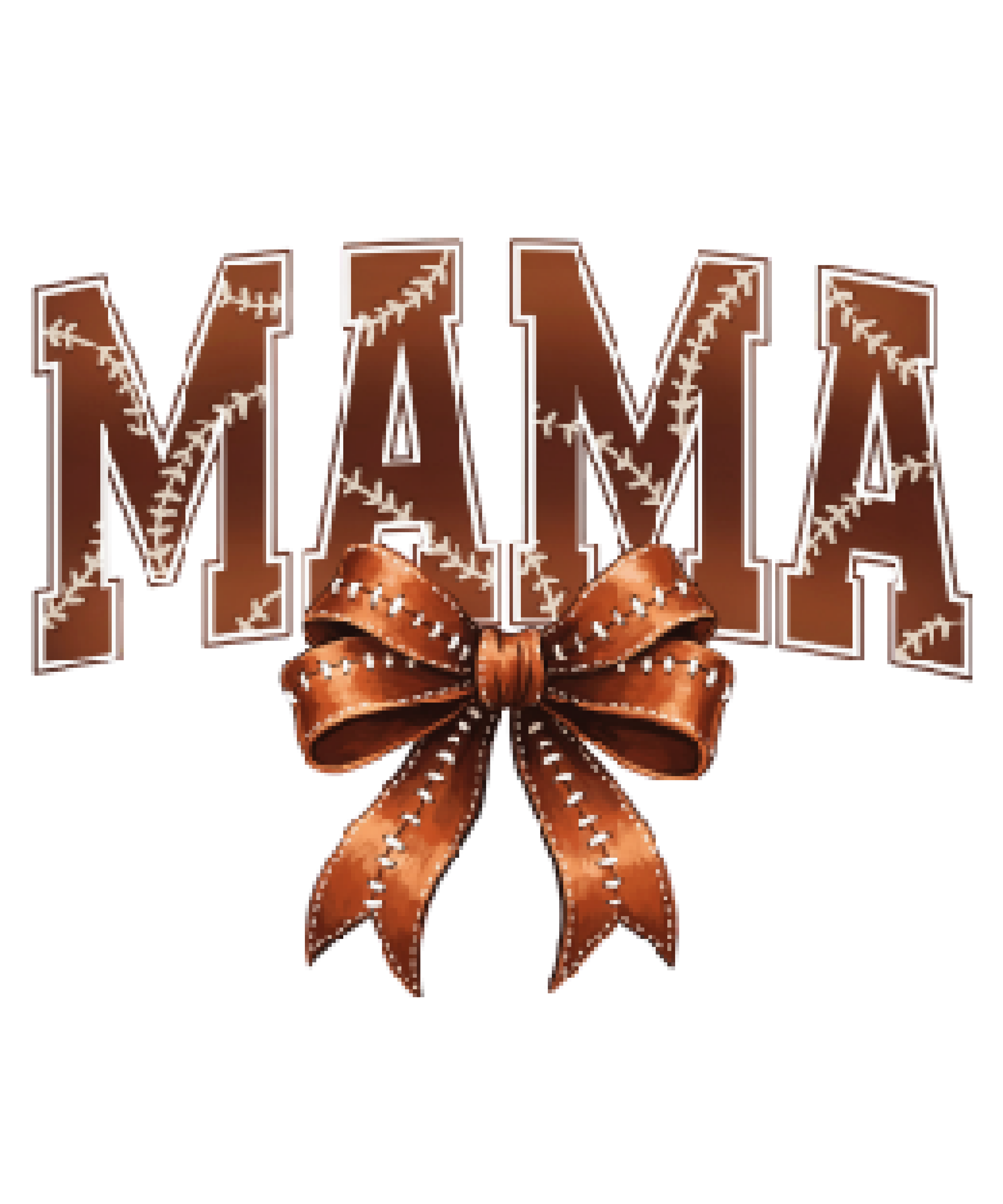 MAMA Football with Bow Tee