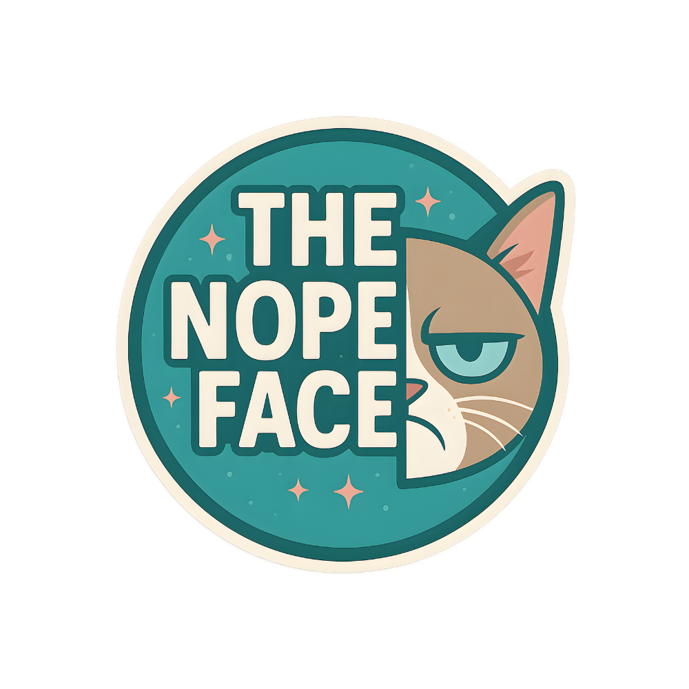 The Nope Face Sticker