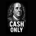 Cash Only Ben Franklin Graphic Tee