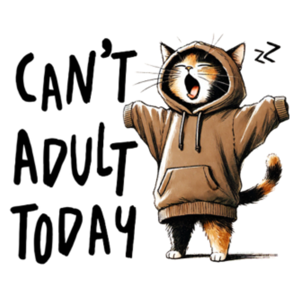 Can't Adult Today Graphic Tee