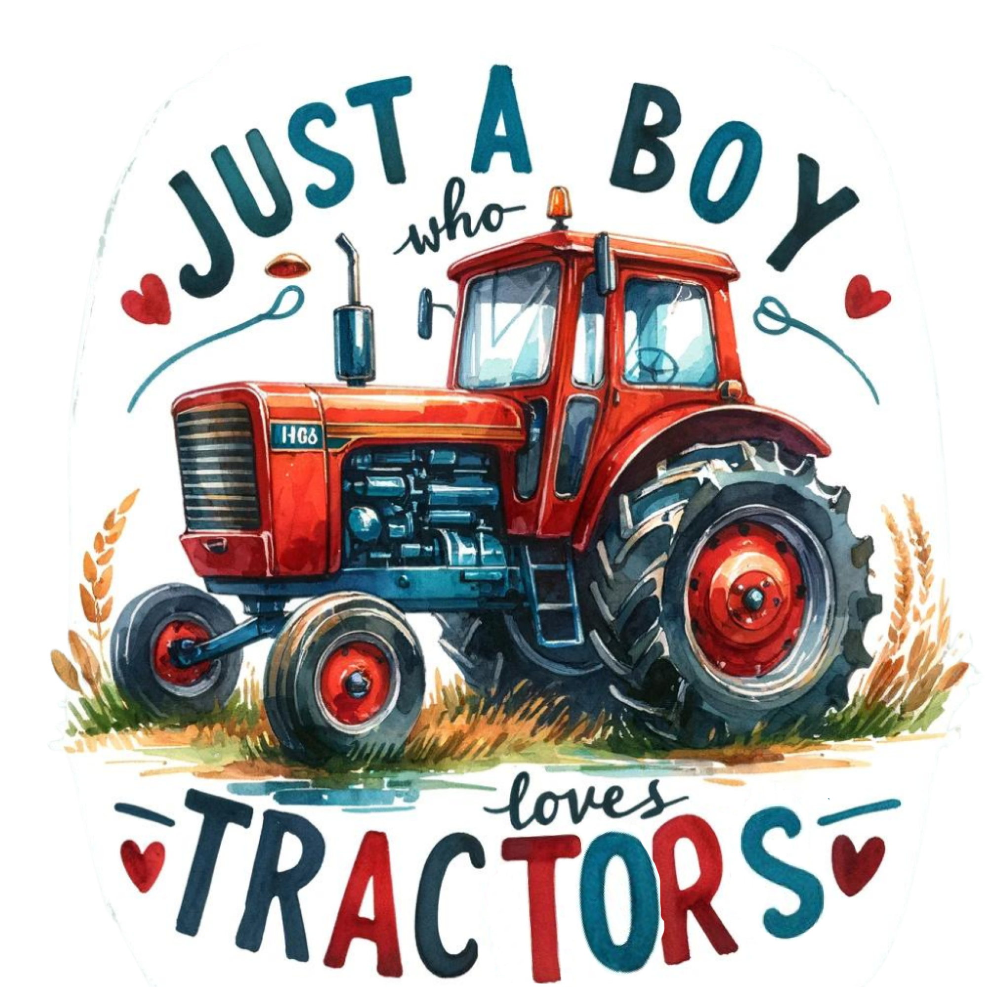 Just a Boy Who Loves Tractors T-Shirt