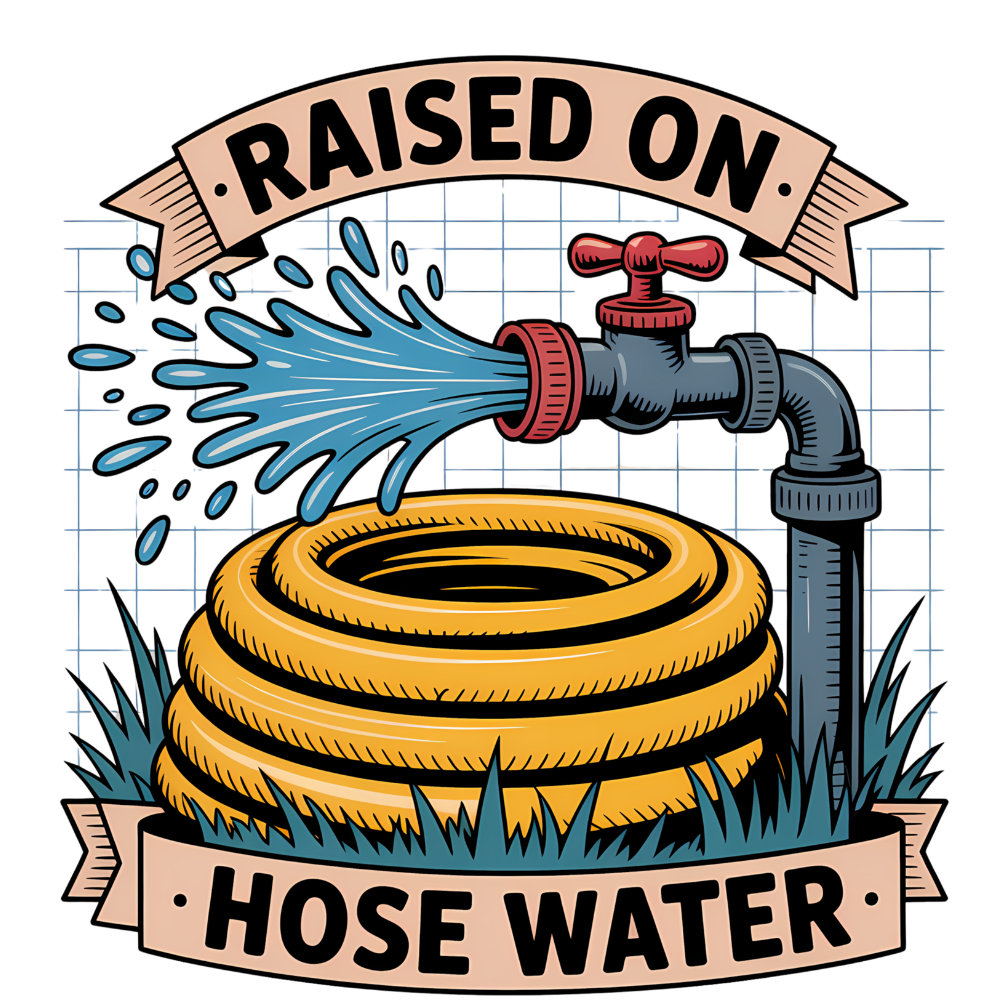 Raised on Hose Water Tee