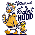 Motherhood Is The Realest Hood Graphic Tee