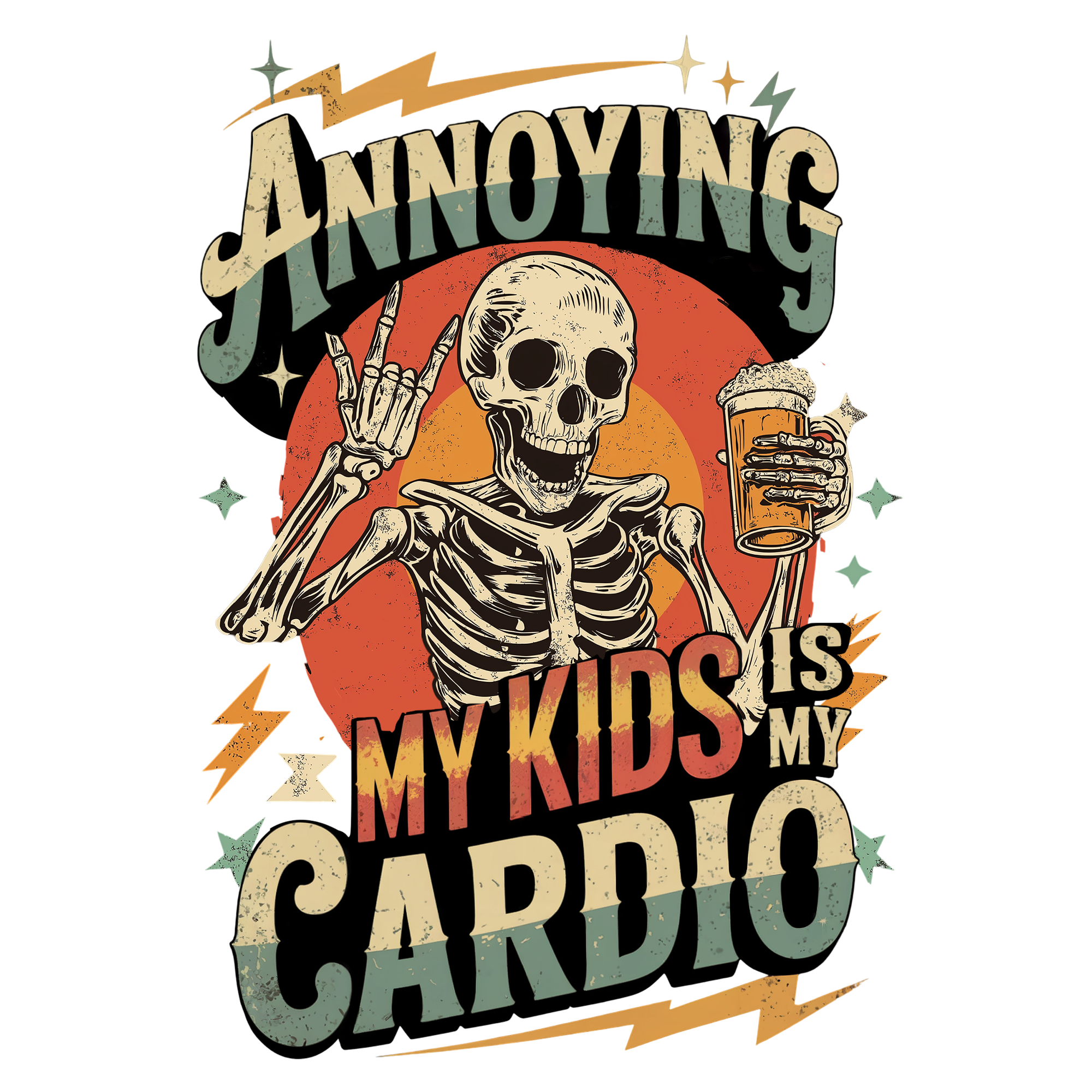 Annoying My Kids Is My Cardio Men's T-Shirt