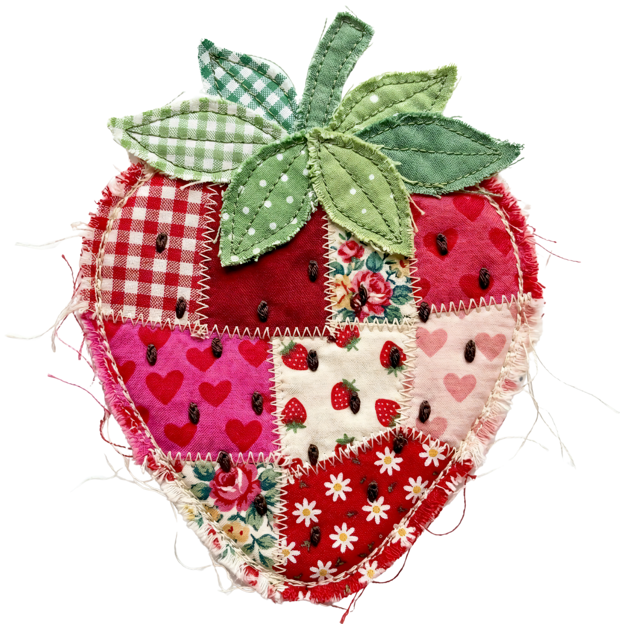 Patchwork Strawberry Children's T-Shirt